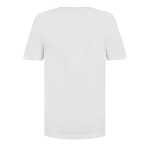 Boss T-shirt med broderad logotyp och rund hals för män (3-pack) (Vit)
