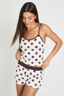 Polka Dot Cami & Short Pyjama Set