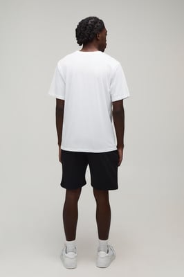 Regular Fit Man Script Print T-Shirt & Short Set