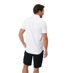 Saltwell Mens Oxford Chest Pocket Shirt (White)