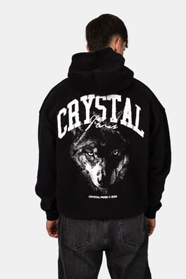 Crystal Paris Oversized hoodie Nightwolf