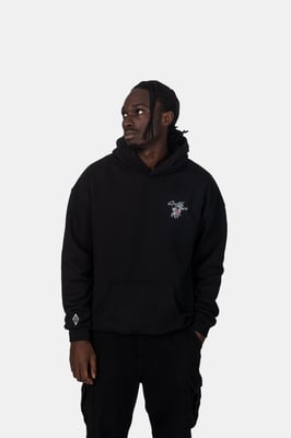 Crystal Paris Oversized hoodie Peaches
