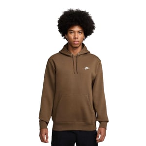 Nike Mens Club Fleece Pullover Hoodie (Mosswood brun)
