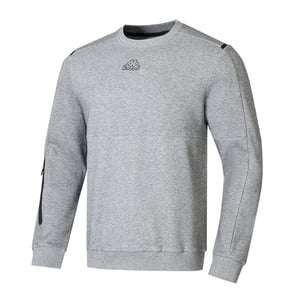 Kappa Heren Teddy Fleece Sweatshirt (Grijs Marl Marl)