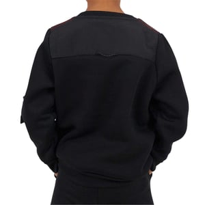 Brave Soul Sweatshirt met borstzak voor jongens (Jet Zwart)