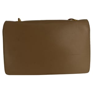 Saint Laurent Betty Crossbody Bag in Beige Leather