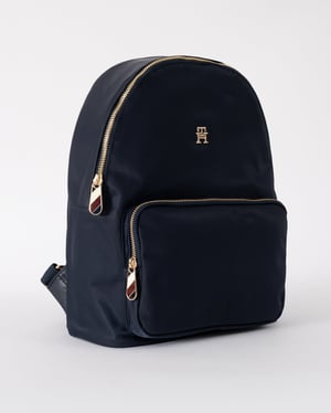 TH Logo Detail Backpack in Navy