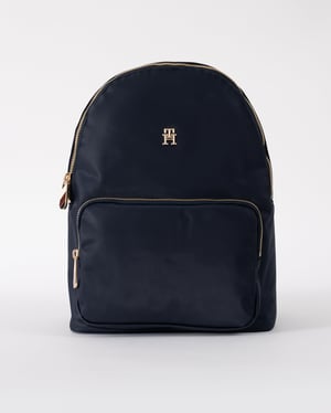 TH Logo Detail Backpack in Navy