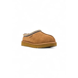 UGG Beige Leren Enkellaarsjes