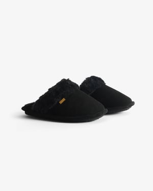 Mule Mule Slipper in Black