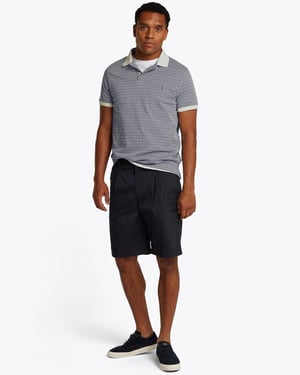 Regular Fit Interlock Regular Fit Polo Shirt Regular Fit Polo Shirt in Grey