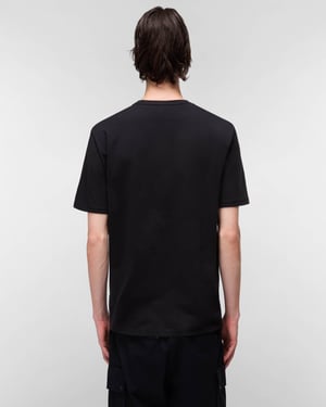 Badge Short Sleeve T-Shirt in Black