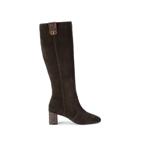 Kurt Geiger London Suede Chelsea Trim Knee Boots