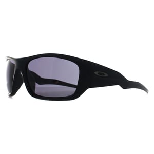 Oakley Wrap Mens Matte Black Prizm Grey Masseter