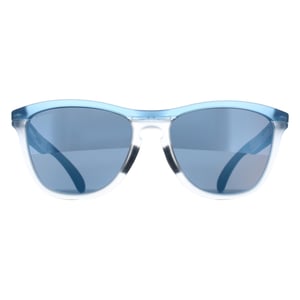 Oakley Square Mens Transparent Stonewash Prizm Deep Water Polarized Frogskins Range