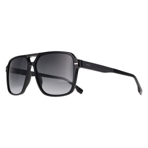 Hugo Boss Aviator Mens Matte Black Dark Grey Gradient BOSS 1766/S
