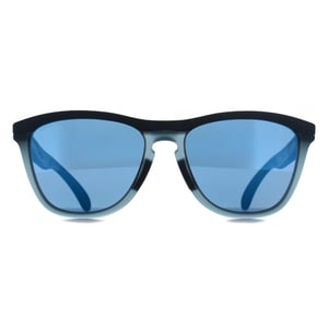 Oakley Square Mens Matte Black Prizm Sapphire Frogskins Range