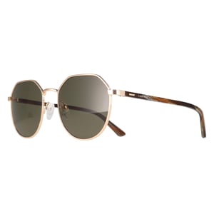 Calvin Klein Round Mens Gold Solid Green CK22103S