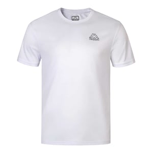 Kappa Heren Normaal T-Shirt (Wit)