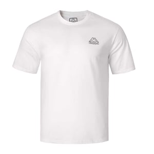 Kappa Katoenen heren-T-shirt (Wit)
