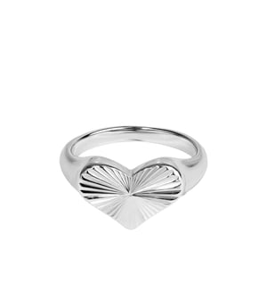 Stainless Steel Waterproof Heart Ring