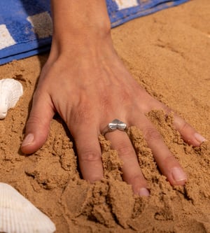 Stainless Steel Waterproof Heart Ring