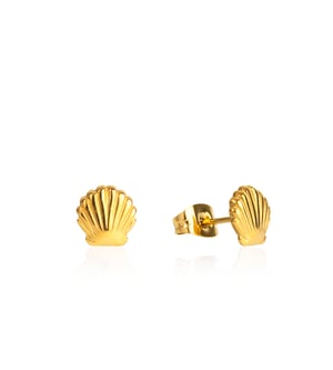 Gold Plated PVD Waterproof Stainless Steel Shell Studs
