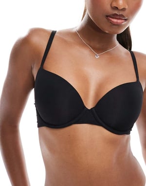 Cotton On ultimate comfort t-shirt bra in black