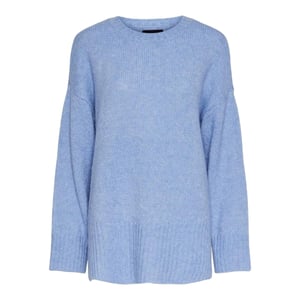 Pieces Unisex Ontspannen Trui met Drop Shoulder voor volwassenen (Hortensia)