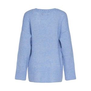 Pieces Unisex Ontspannen Trui met Drop Shoulder voor volwassenen (Hortensia)