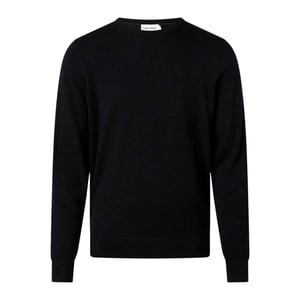 Calvin Klein Heren Merino Wol Trui (Zwart)