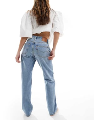 Levi's 501 '90s light weight denim jeans in light blue