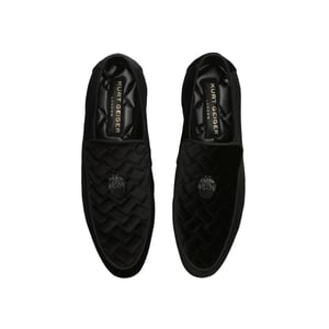 Kurt Geiger London Velvet Hugh Eagle Head Loafers