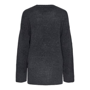 Pieces Unisex Ontspannen Trui met Drop Shoulder voor volwassenen (Magneet)