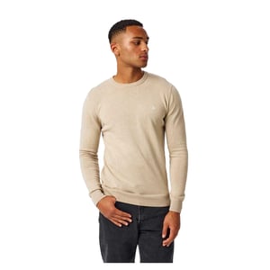 Jack Wills Heren Seabourne Logo Crew Hals Trui (Steen)