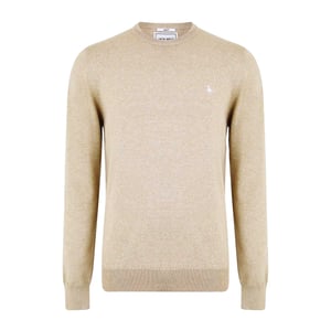 Jack Wills Heren Seabourne Logo Crew Hals Trui (Steen)