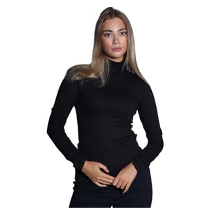 Levi's Dam Rynkad Tröja med Högt Halsliv (Kaviar)