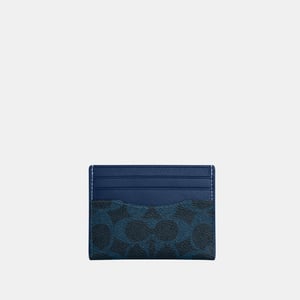 Slim Id Card Case In Signature Canvas