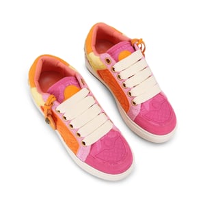 Kurt Geiger London Suede Fabric Southbank Tag Sneakers