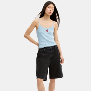 Cherry Pointelle Tank