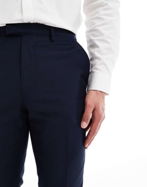 French Connection formal suit trousers co-ord in marine navy