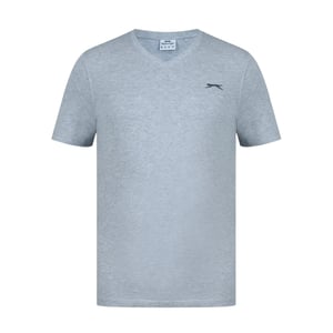 Slazenger Heren Geborduurd Logo Katoenen T-Shirt (Grijze Mergel)
