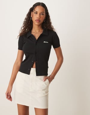 Dickies mini work skirt in off white
