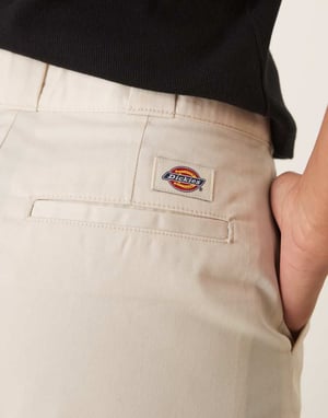 Dickies mini work skirt in off white
