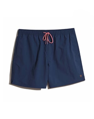 Farah colbert swim shorts in mid blue
