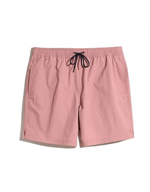 Farah colbert swim shorts in light pink