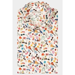 Giordano Casual hemd korte mouw lago short sleeve semi cutawa 516855/10