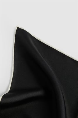Pocket Square in Black