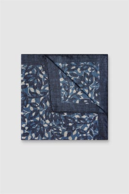 Pocket Square in Dark Blue