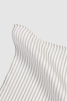 Pocket Square in White